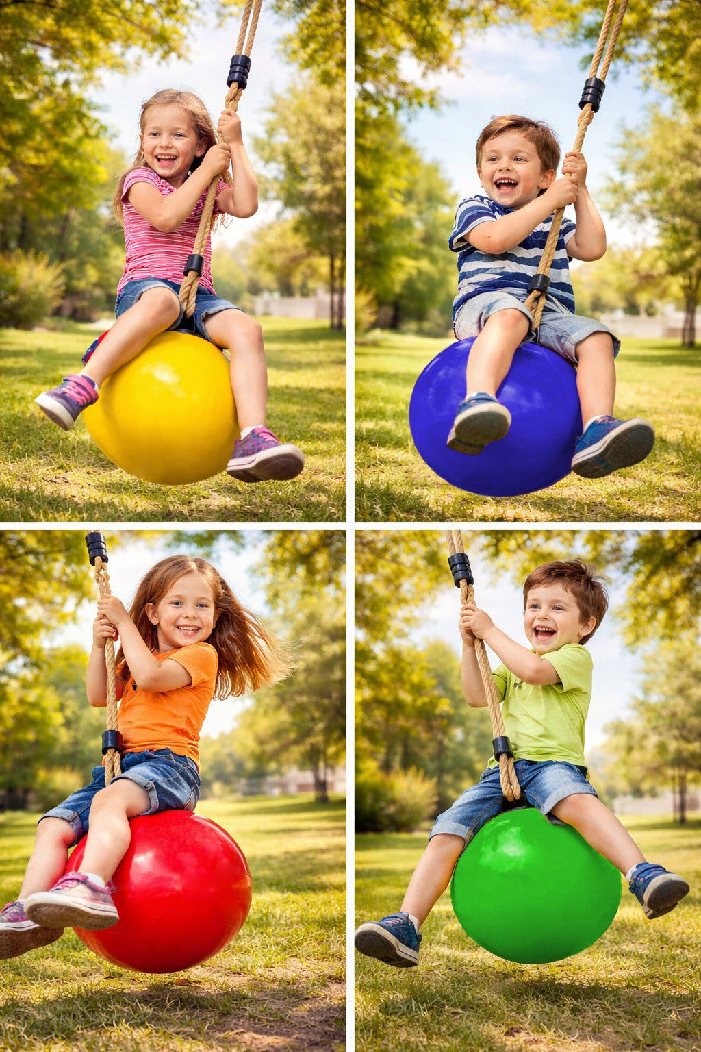 Swing Children Buoy Ball on Line Garden Square Toys 43523 no Kid's age 3+ years