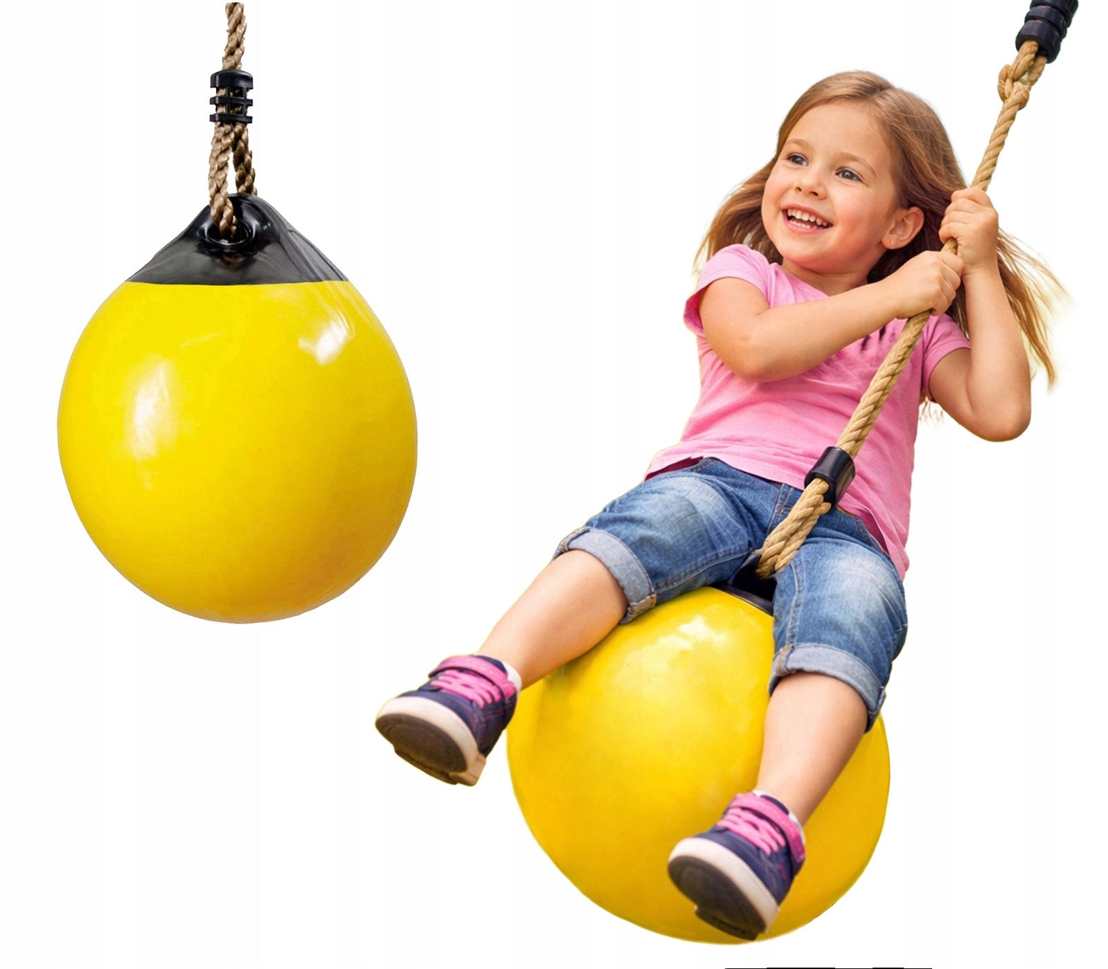 Swing Children Buoy Ball on Line Garden Square Toys 43523 yellow