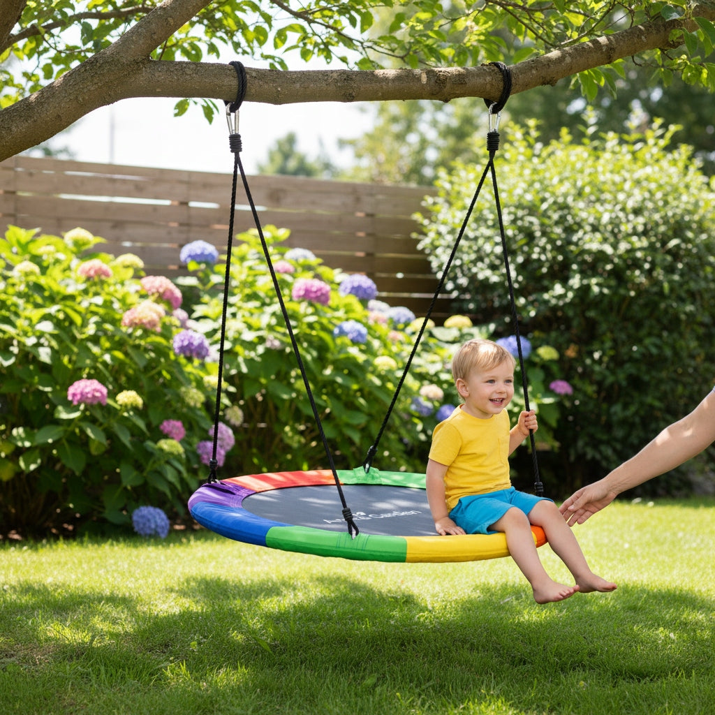 Swing STORK Garden NEST for children cocoon MULTICOLOR 120cm XXL Manufacturer code Prezent na dzień dziecka Pomysł dla dziecka