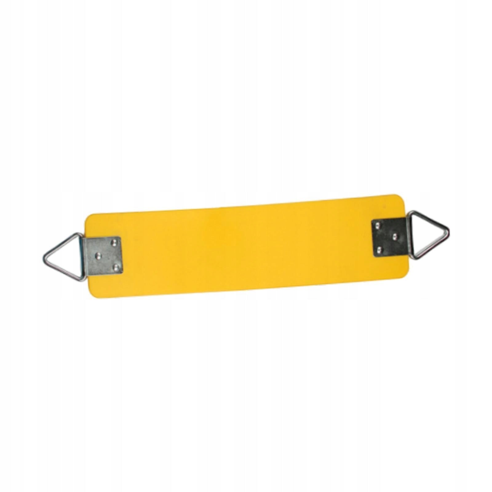 Swing Seat with Metal Triangle Rings Replacement EVA Playground Yellow