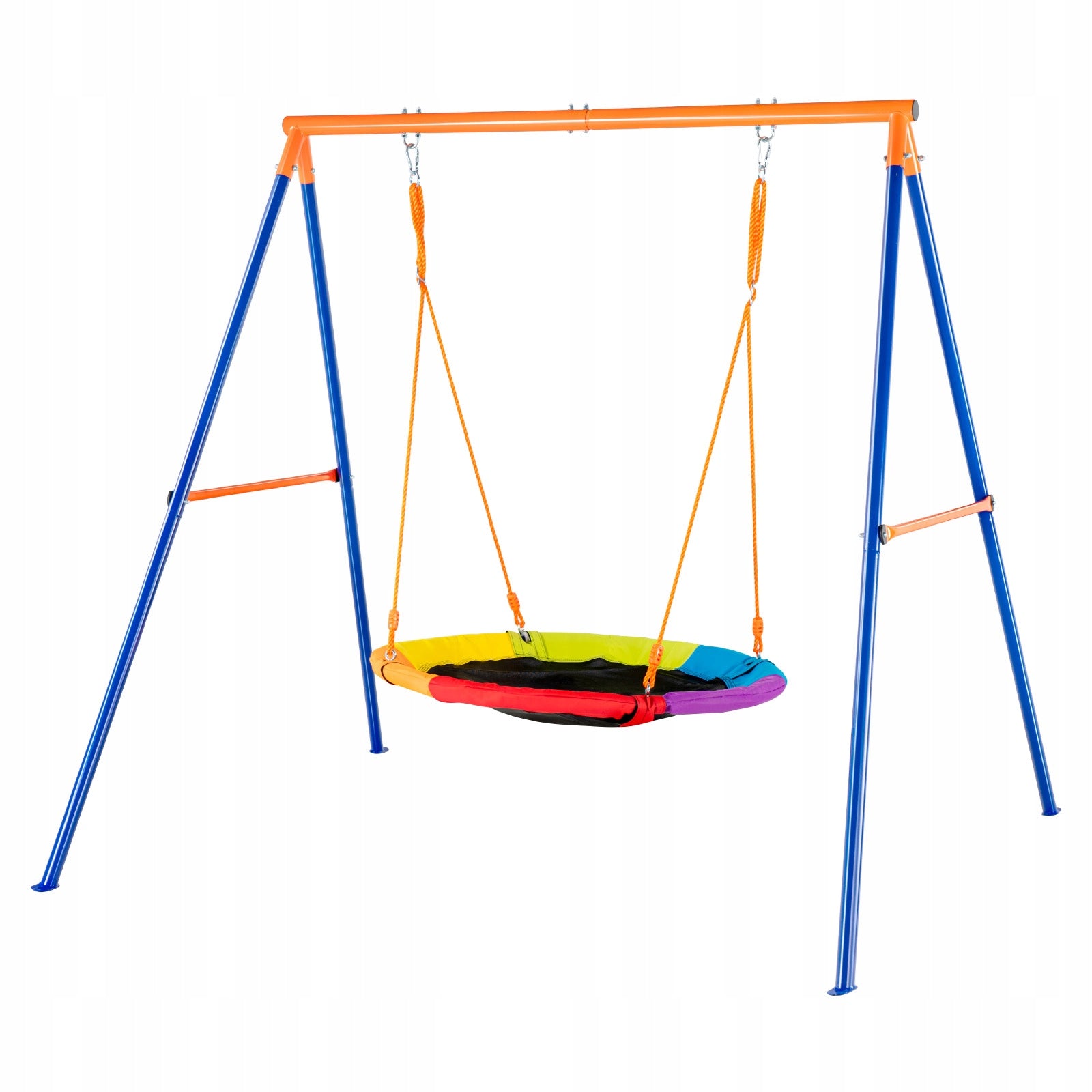 Swing Sets for Backyard 40in Saucer Swing Seat A-Frame Metal Stand 440lbs Manufacturer code AXQQTZZW1RW0EWU