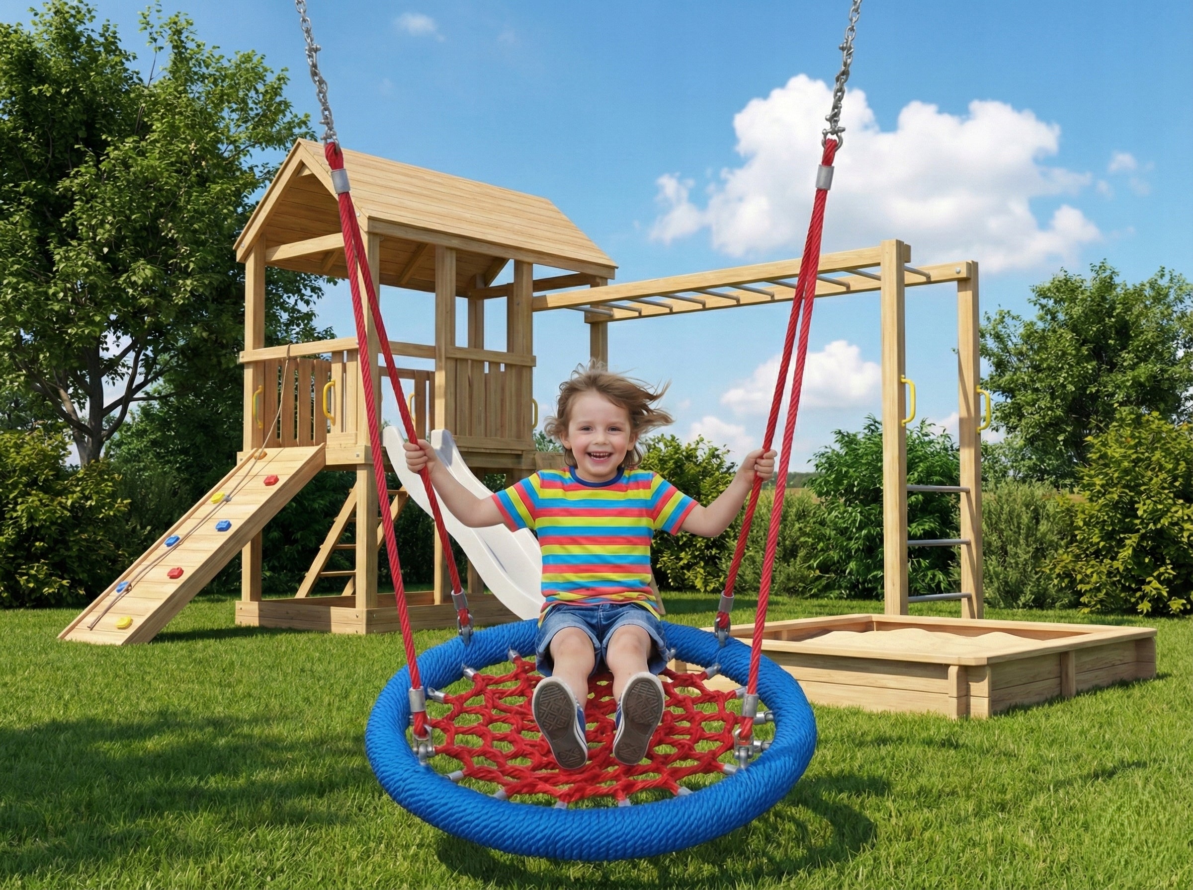 Swing Stork Nest 100cm Children's Round Seat For Square Toys EAN (GTIN) 5903716272660