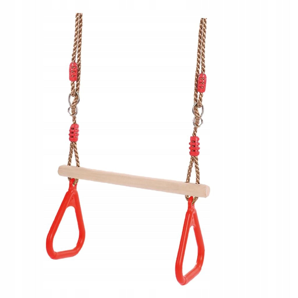 Swing Wooden with Rings for Interior And Red Brand no brand