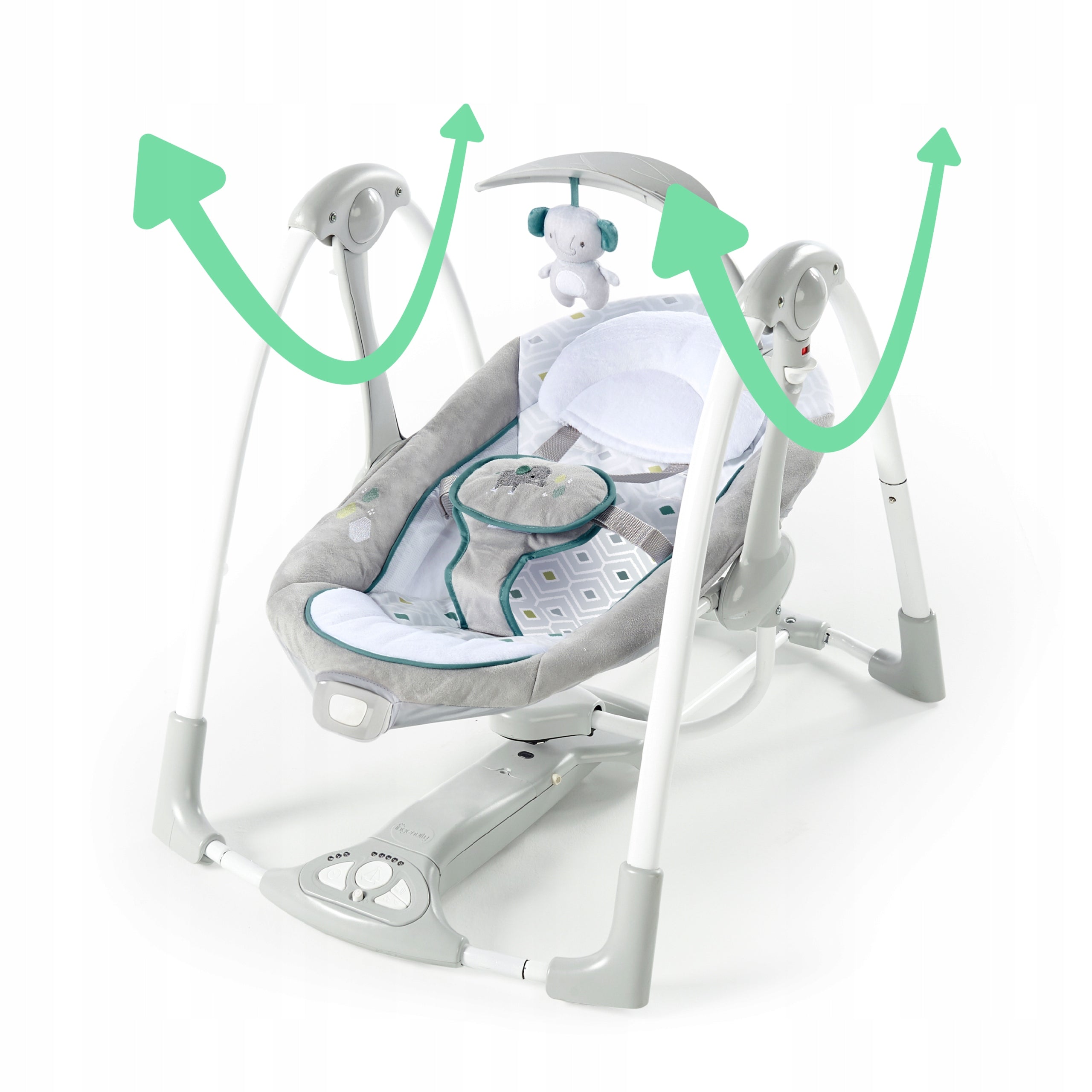 Swing and lounger 2in1 with melodies and vibrations sounds of nature Ingenuity Manufacturer code 12055-1