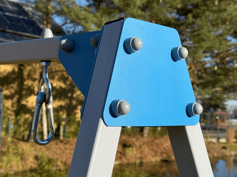 Swing for children garden frame 120kg GALVANIZED STEEL POLAND POTENZA Manufacturer Potenza