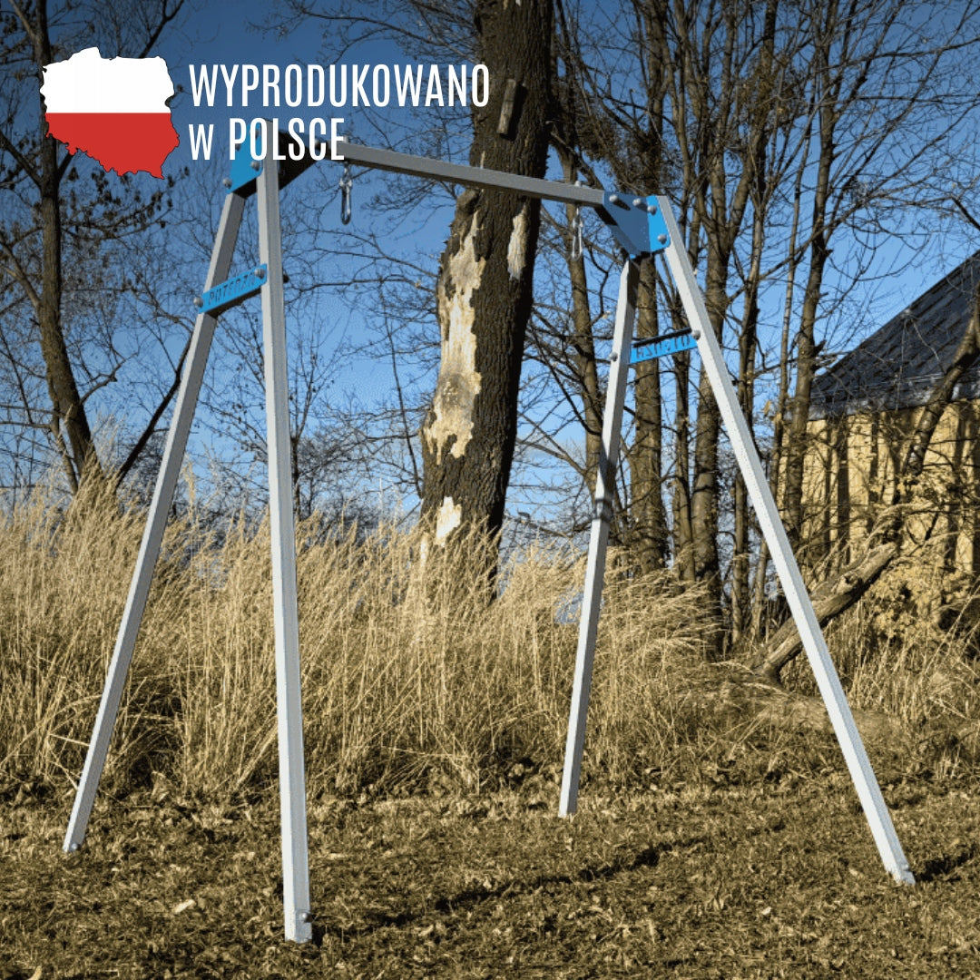 Swing for children garden frame 120kg GALVANIZED STEEL POLAND POTENZA Packaging status original