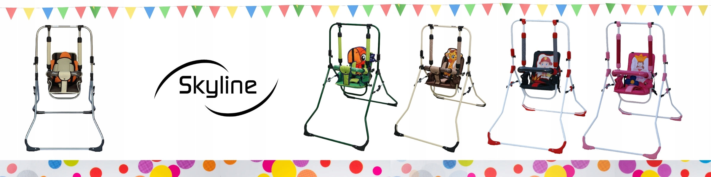 Swing rocker for baby freestanding folding flower 115cm 2in1 PL Packaging status original