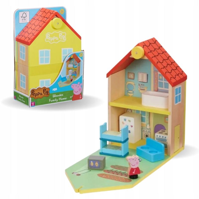 Haus Peppa Pig mit Zubehör Holzhaus