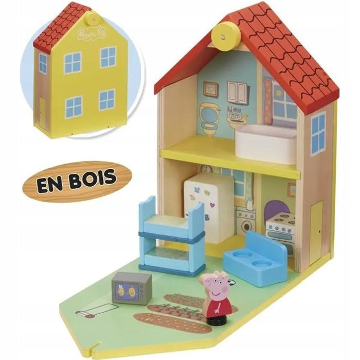 Haus Peppa Pig mit Zubehör Holzhaus