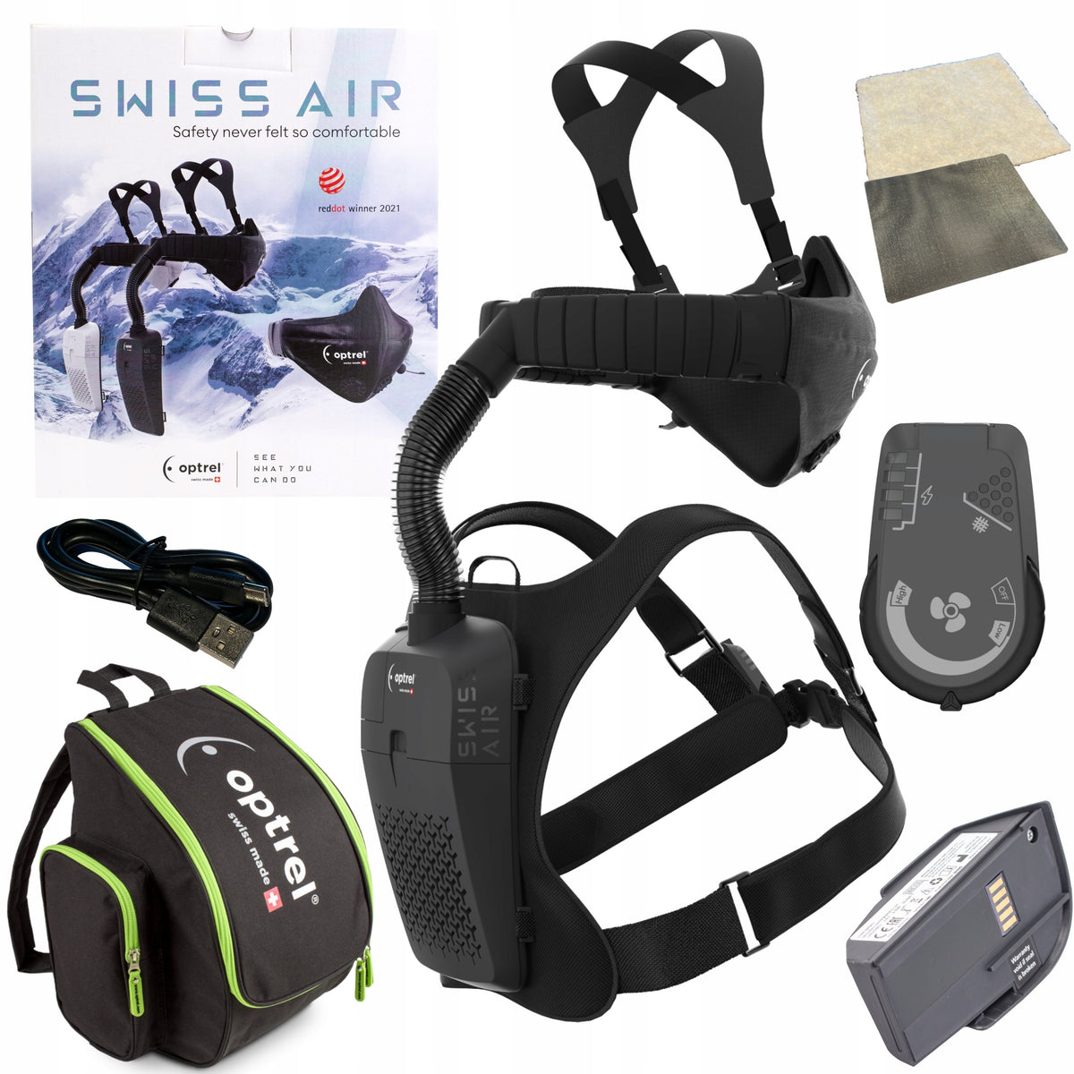 Swiss Air TH3 breathing system Optrel 4700.010