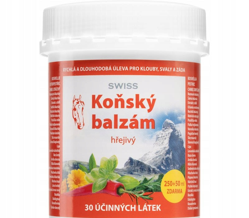 Swiss Horse balm Warm aromatic massage balm 300 ml
