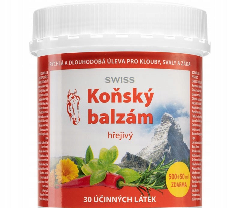 Swiss Horse balm Warm gel with warming effect 550 ml