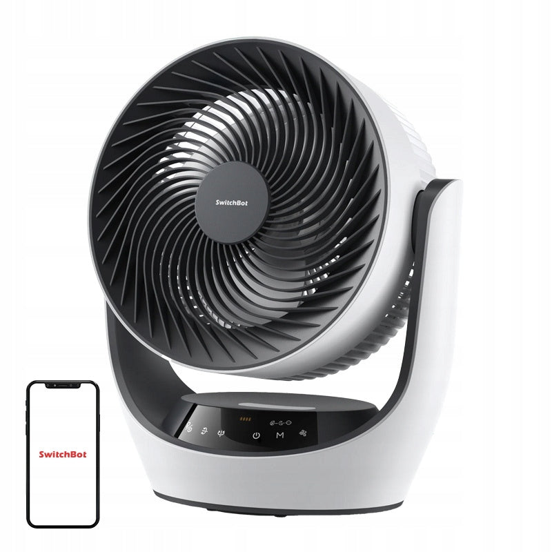 SwitchBot W3800510 Cordless Fan 3D 24dB 100 Speed 9h Pro HD
