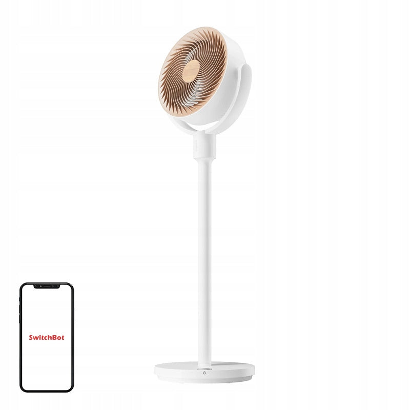 SwitchBot W3800520 Standing Fan 24W 22dB 28h 3D 27m Remote Control App Pro