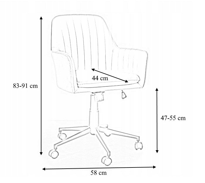 Swivel Armchair Q-886 Light Grey Living Room Workshop Packaging status original
