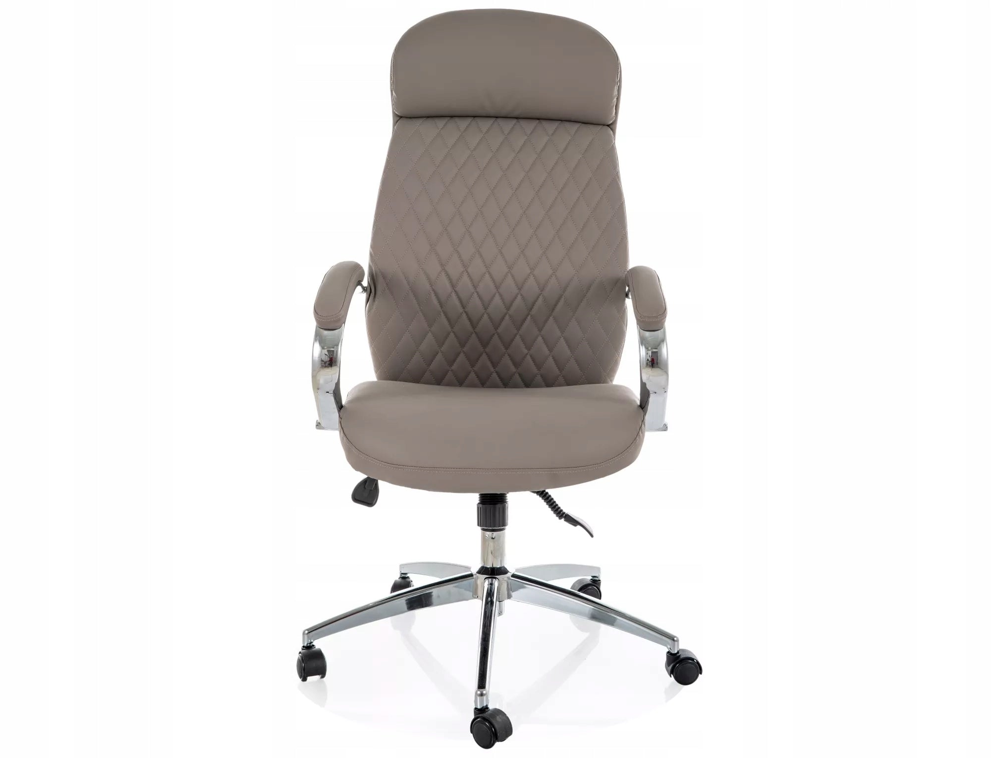 Swivel Armchair Q09 Grey Multiblock Fixed Armrests SIGNAL Furniture depth 70 cm