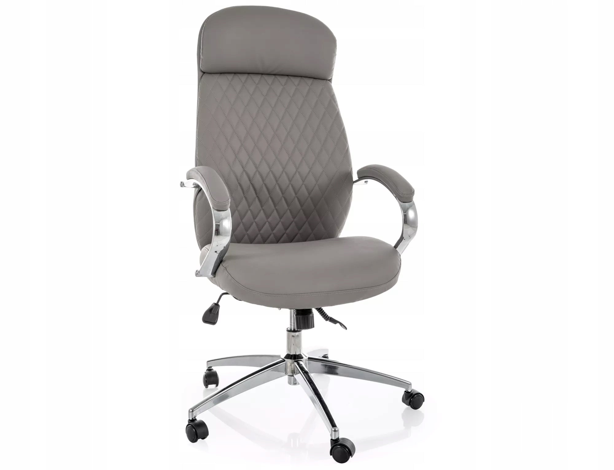 Swivel Armchair Q09 Grey Multiblock Fixed Armrests SIGNAL