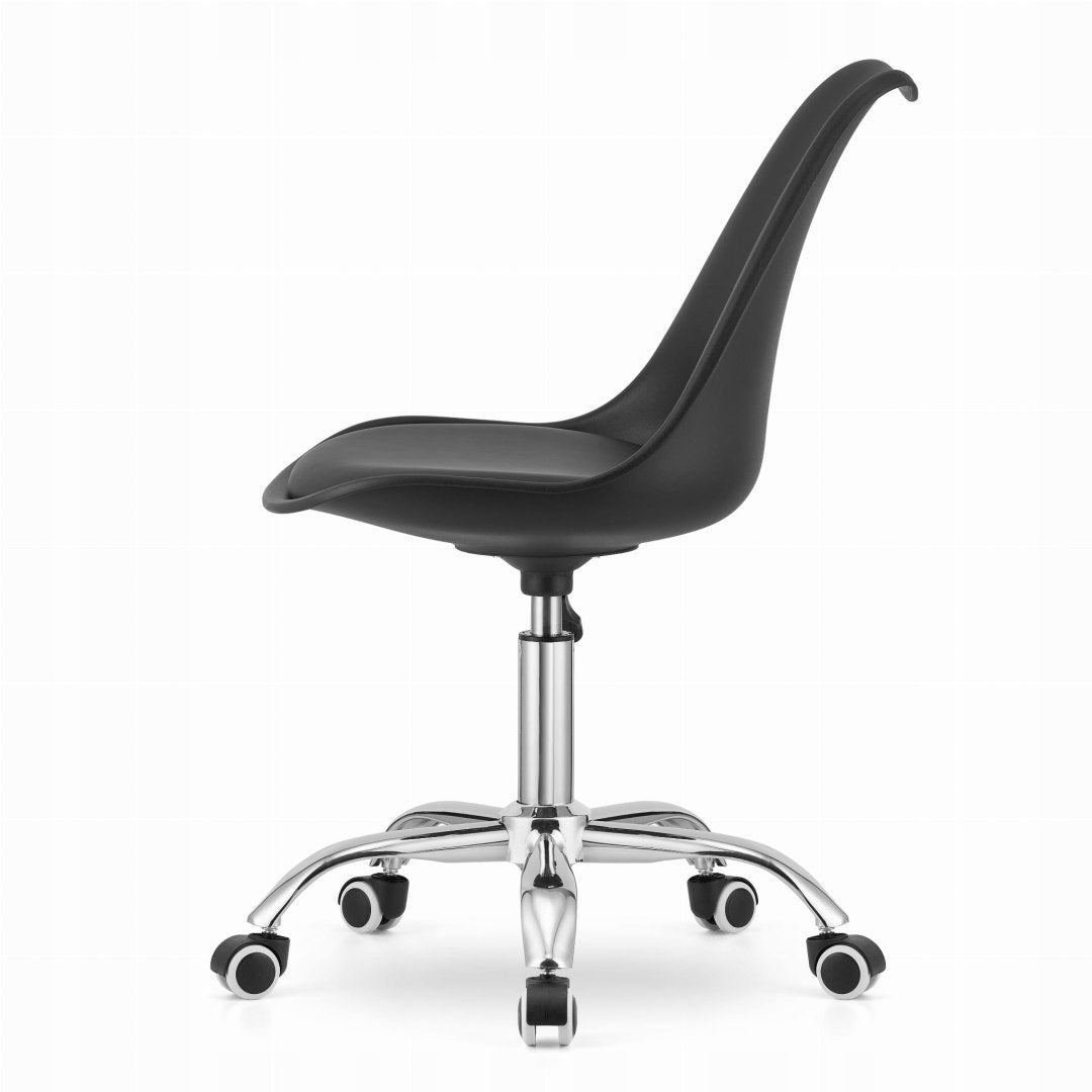 Swivel Chair DESK CHAIR SWIVEL ALBA black Brand Oskar