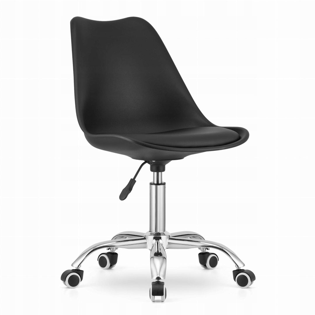 Swivel Chair DESK CHAIR SWIVEL ALBA black