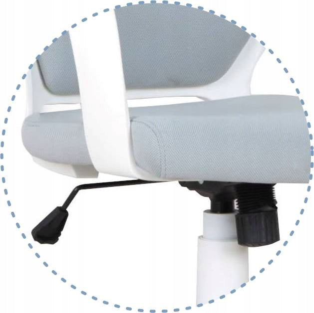Swivel Chair NOAH CX-0898H Office Chair Grey High Back Fabric Medical device no