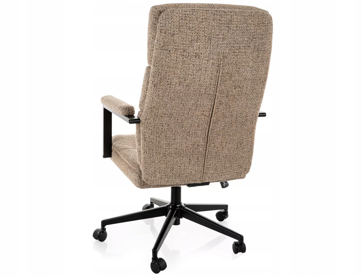 Swivel Chair Noelle Dark Beige 33 Tilt Mechanism With Armrests SIGNAL Brand Signal