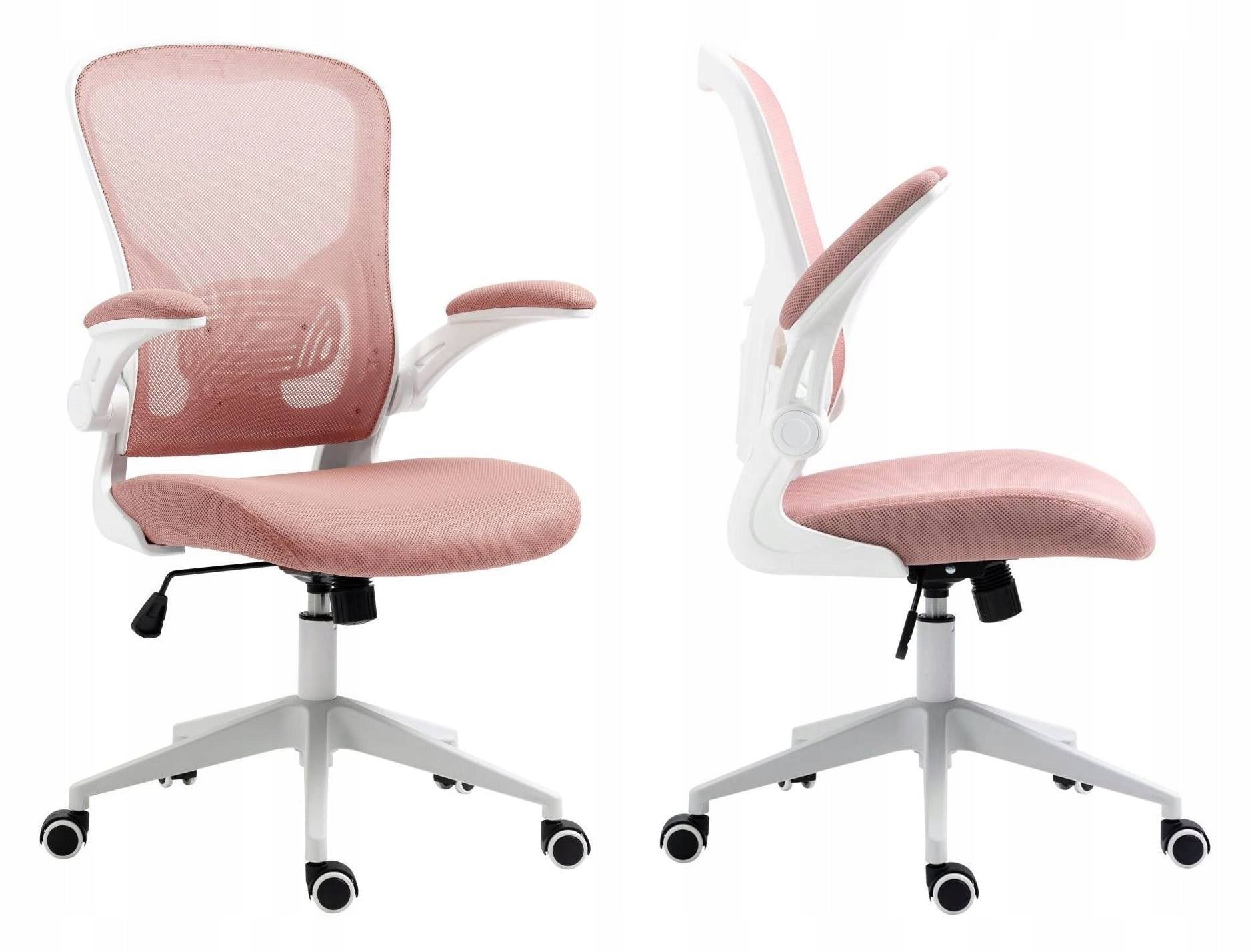 Swivel Chair TWISTER Pink Youth Desk Mesh Armchair Comfort Manufacturer code FF-TW-03