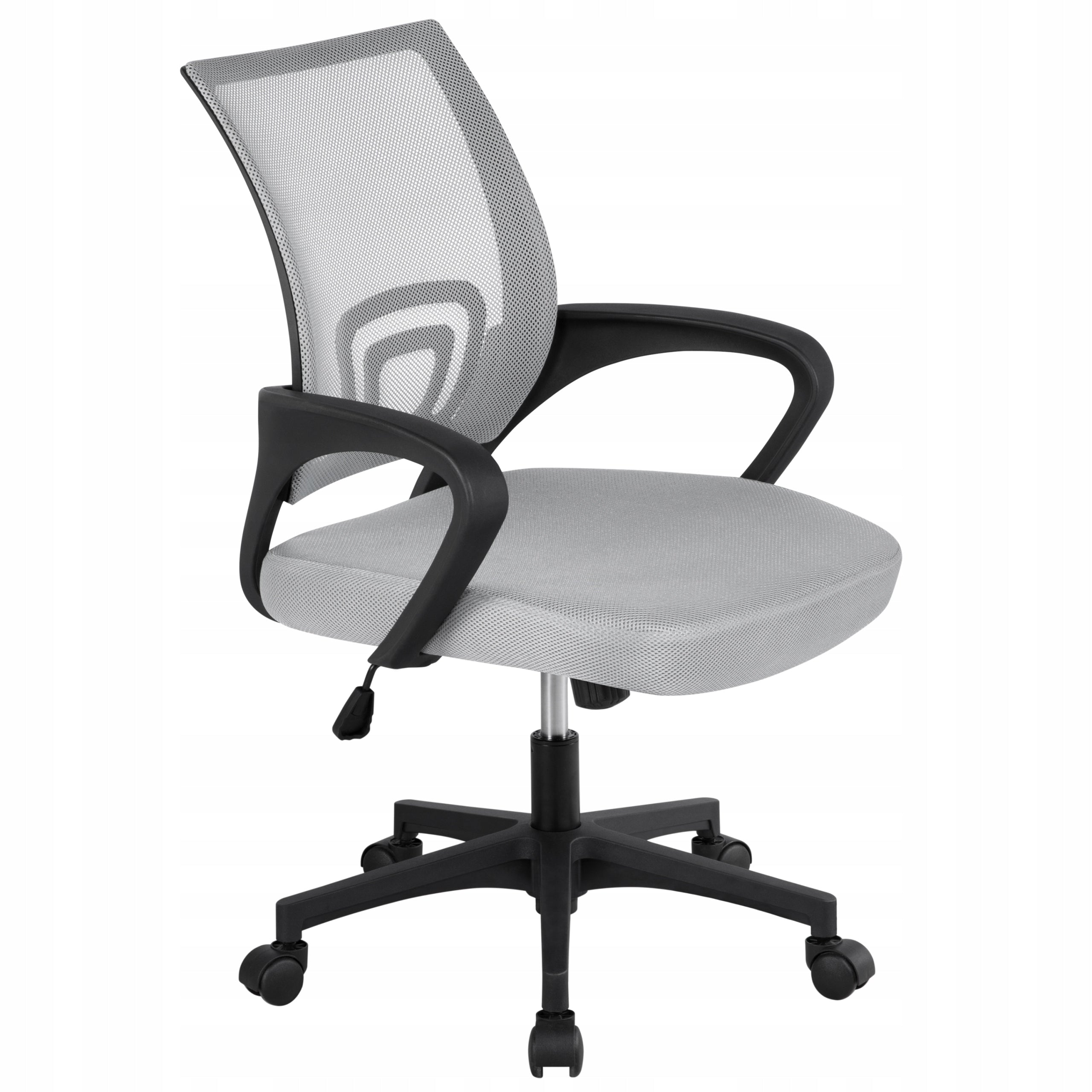 Swivel Office Chair with Armrests Ergonomic, Grey
