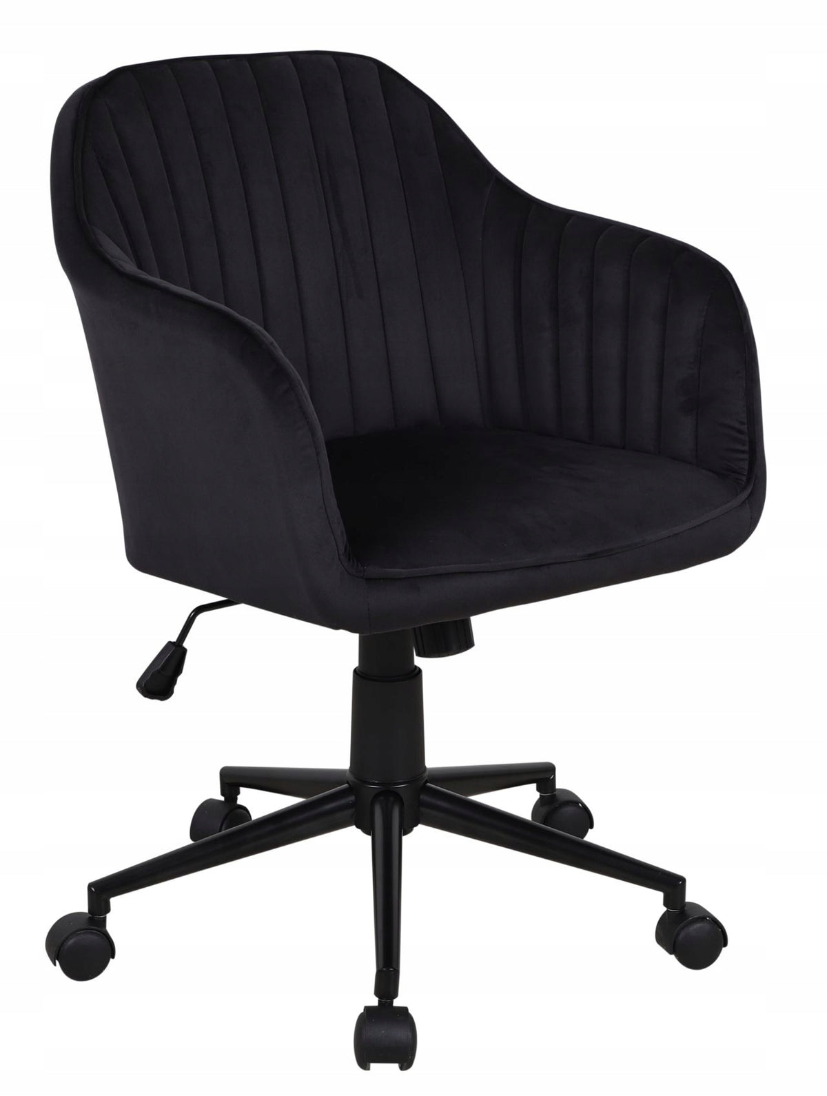 Swivel chair FB1-FX Velvet swivel chair (black) Furnitex black