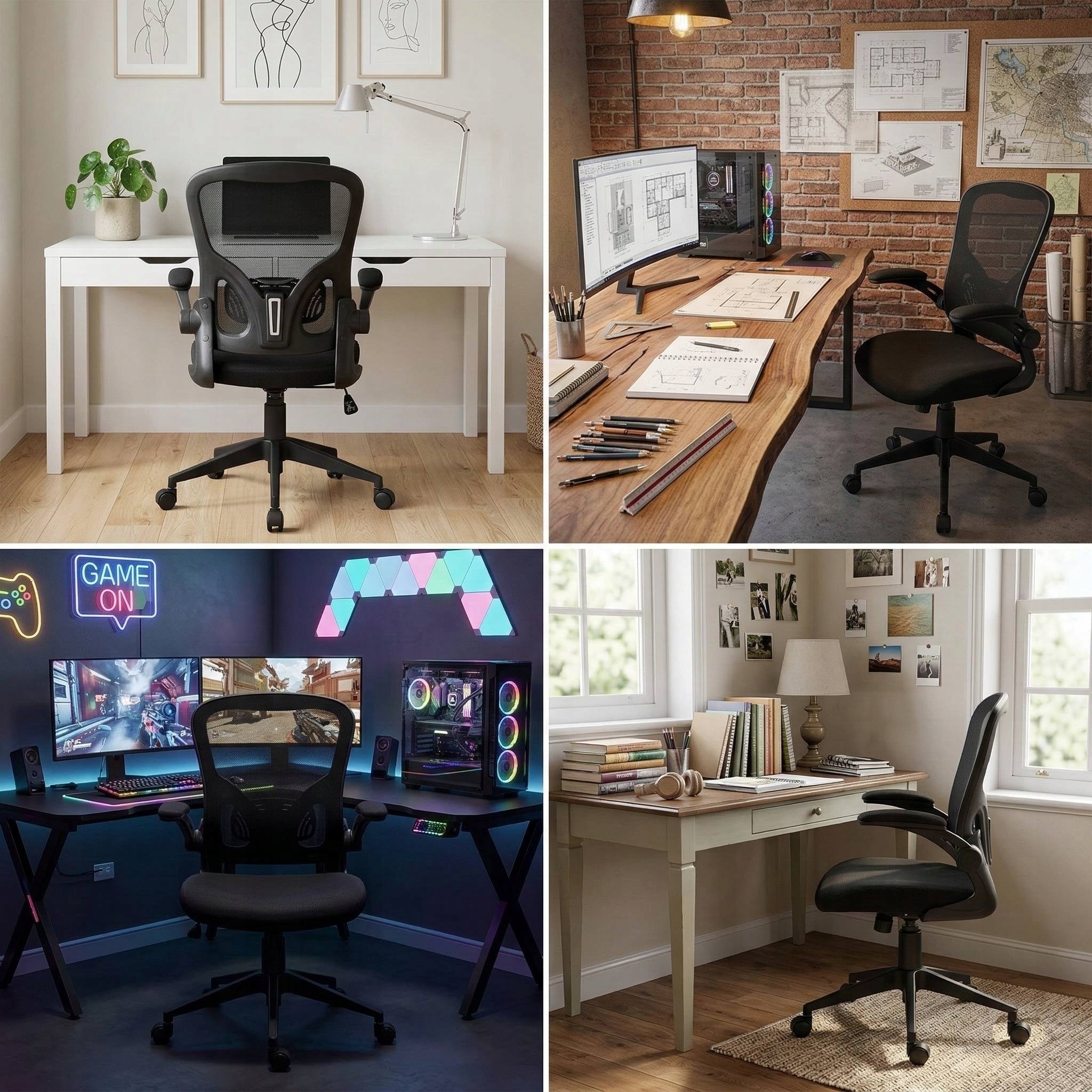 Swivel chair FB21-FX (B) black Packaging status original