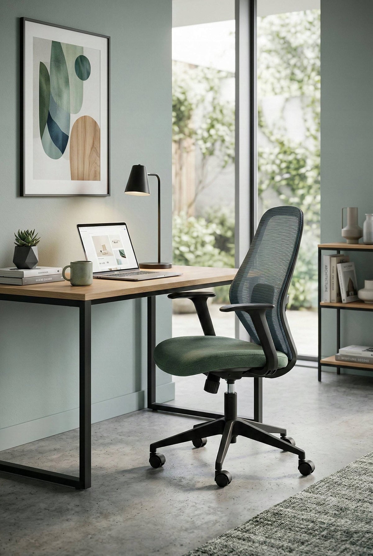 Swivel chair FB23-FX (B) green Brand Furnitex