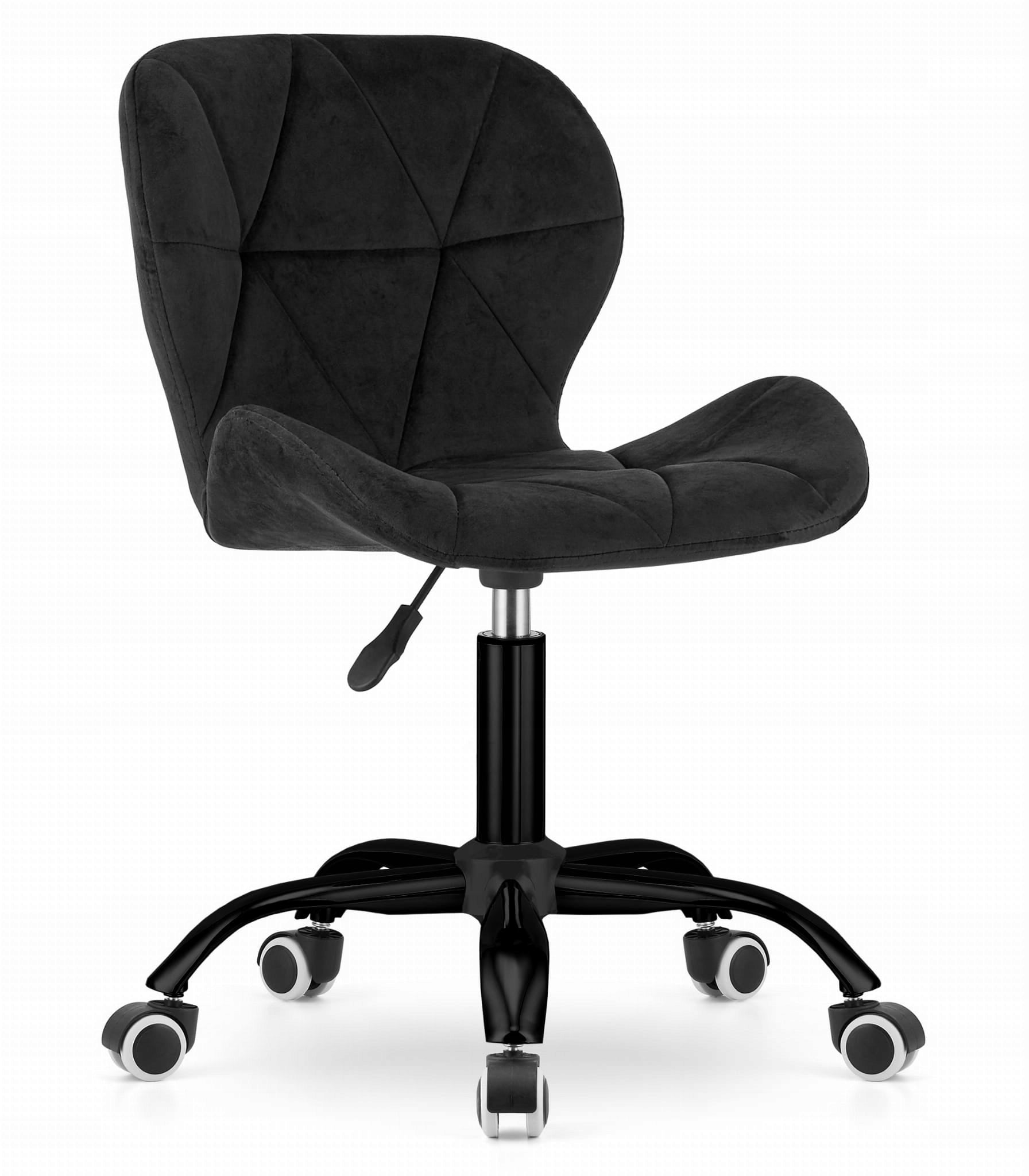 Swivel chair NOTO velvet - black, LEOBERT, model_3673_1-NOTO-DARY26.5