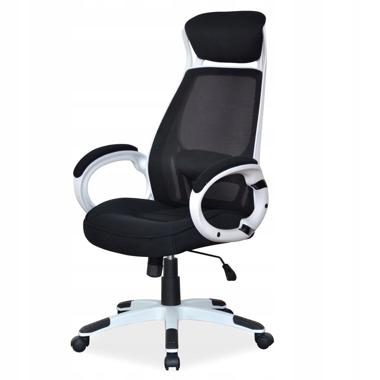 Swivel chair Q-409 Black White Studio Office Kind rotary