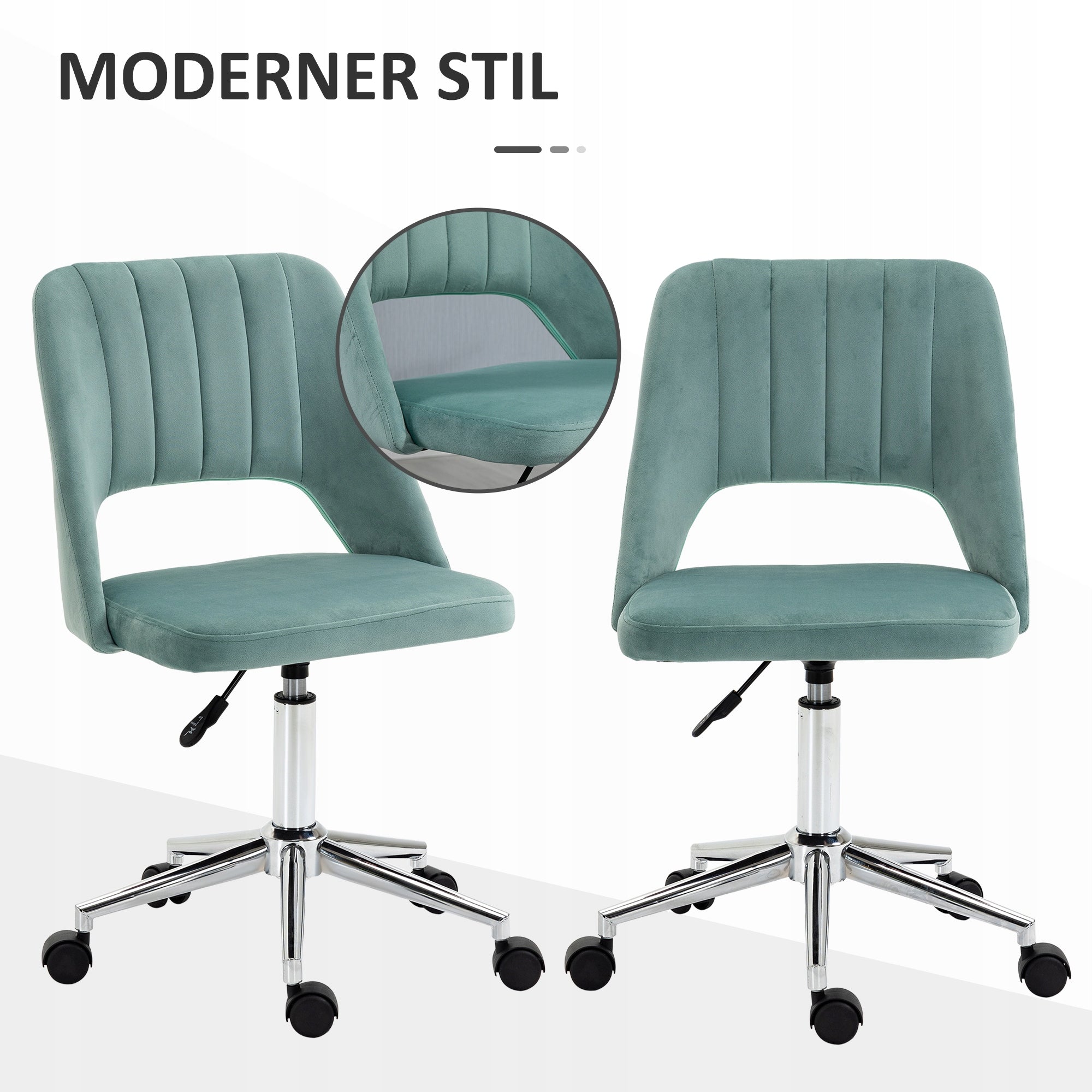 Swivel chair Vinsetto adjustable green Brand Vinsetto