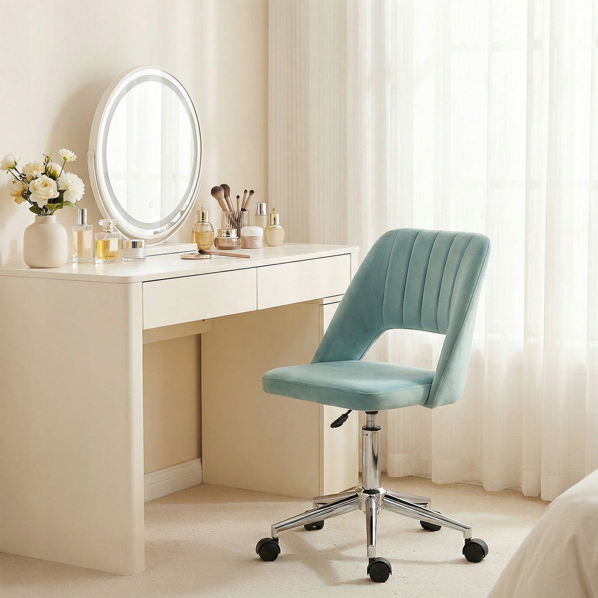 Swivel chair Vinsetto adjustable green