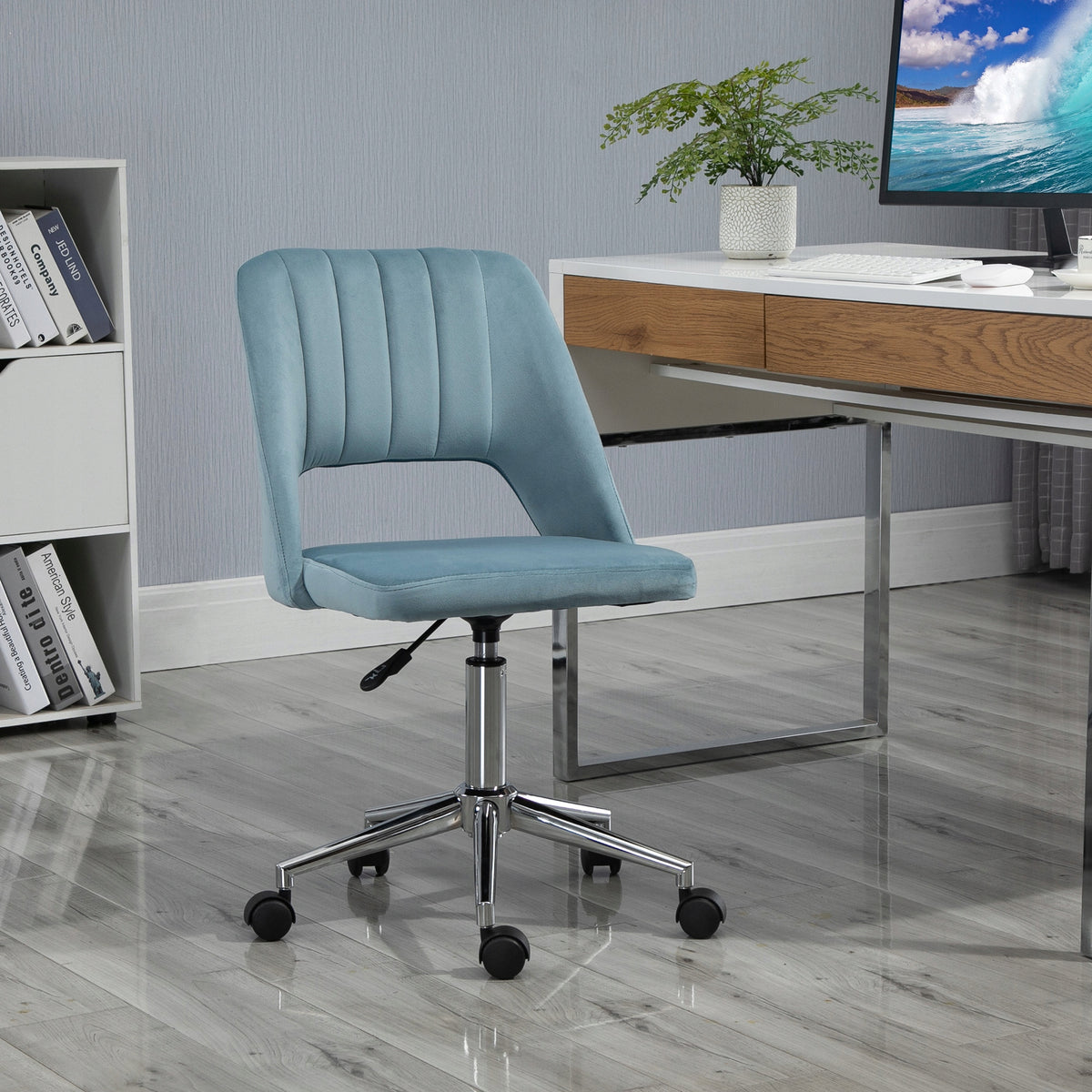 Swivel chair Vinsetto blue