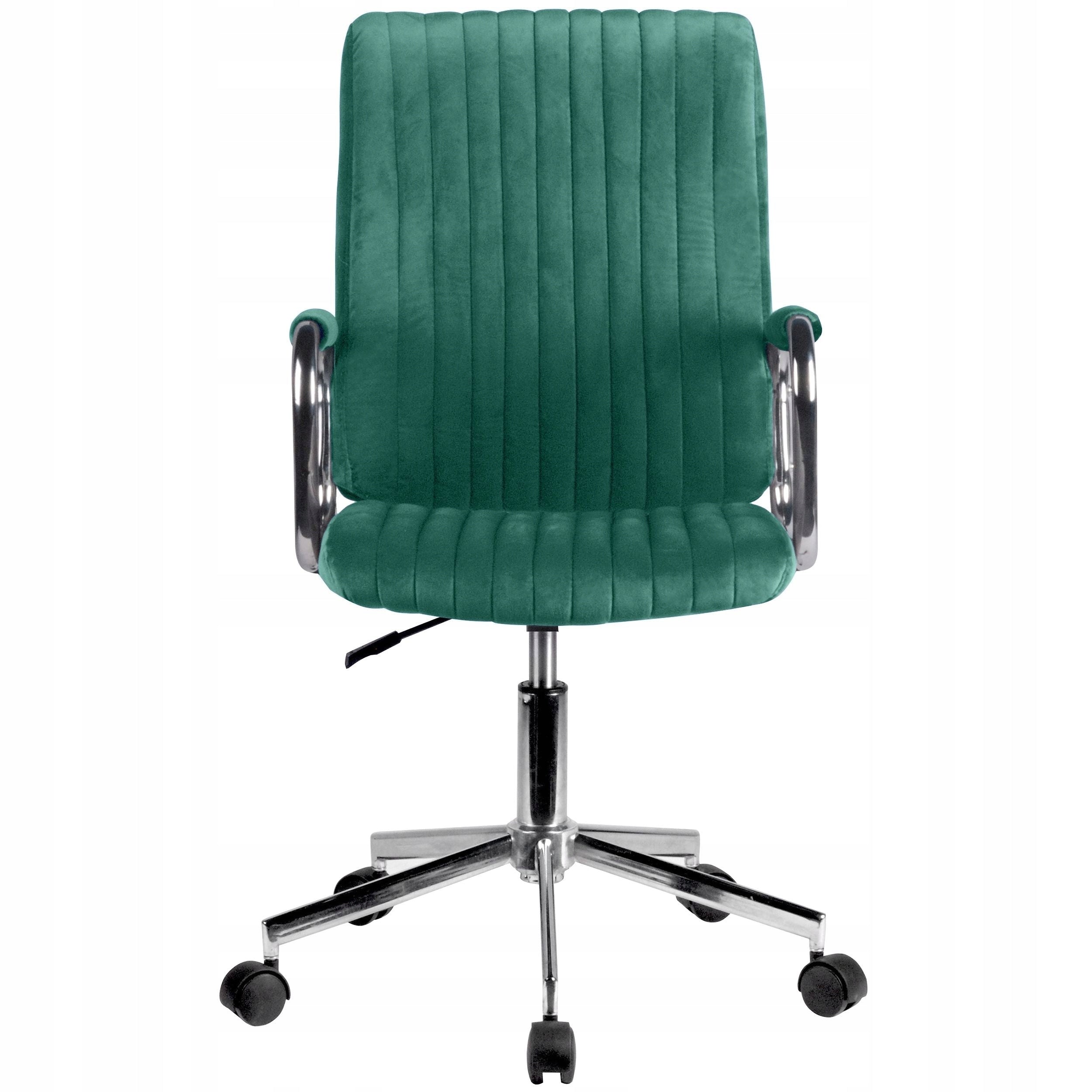 Swivel chair adjustable bottle green 51x61cm FD-24 Furniture depth 61 cm