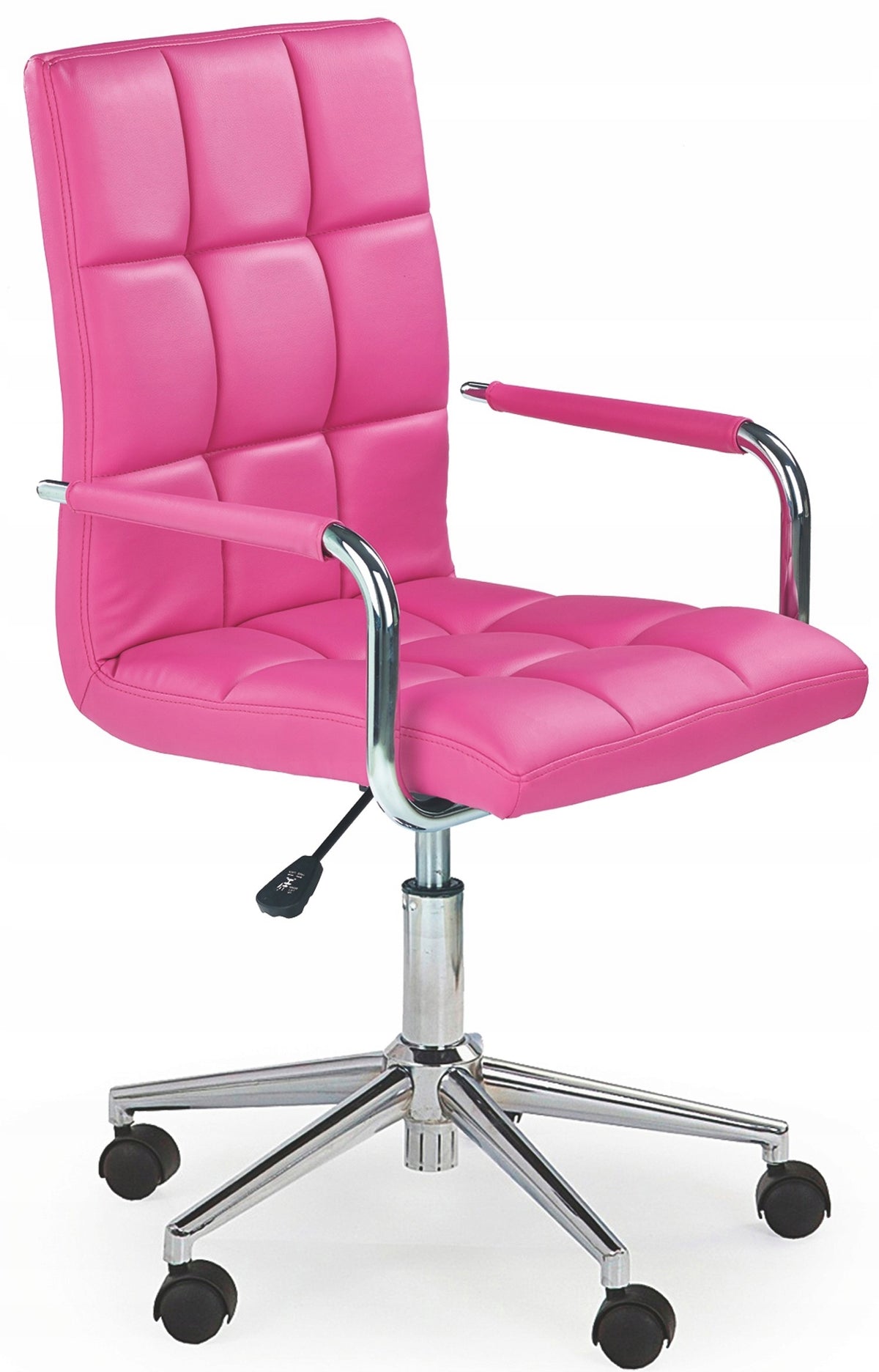 Swivel chair for desk Gonzo pink skaj Halmar