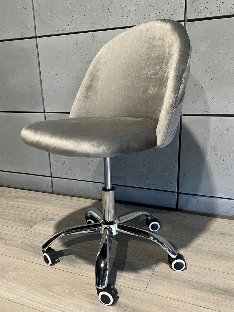 Swivel chair for student desk office adjustable velour Lugano.pro Manufacturer code GLR3-GLORIA-OFFICE-DARK-GREY-VELVET