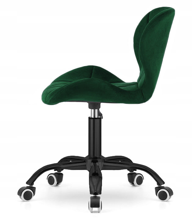 Swivel chair for student desk office green velour Lugano.pro Manufacturer code VAS3-VASTO-OFFICE-VELVET-GREEN-FOREST-SMOKE