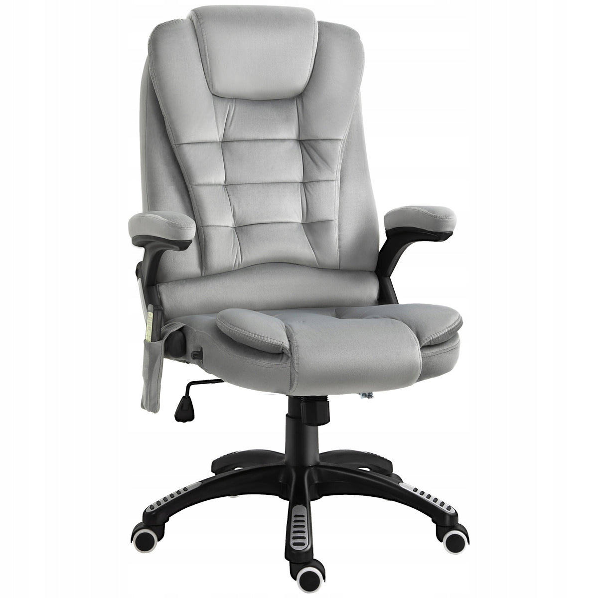 Swivel chair gaming office chair with height adjustment grey