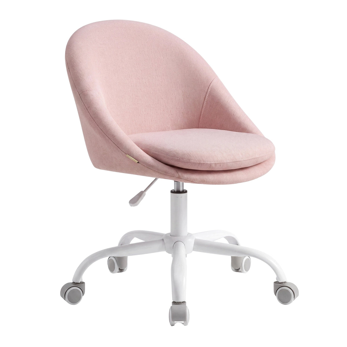 Swivel chair pink Office chair Bucket 110kg ADJUSTABLE Spacetronik