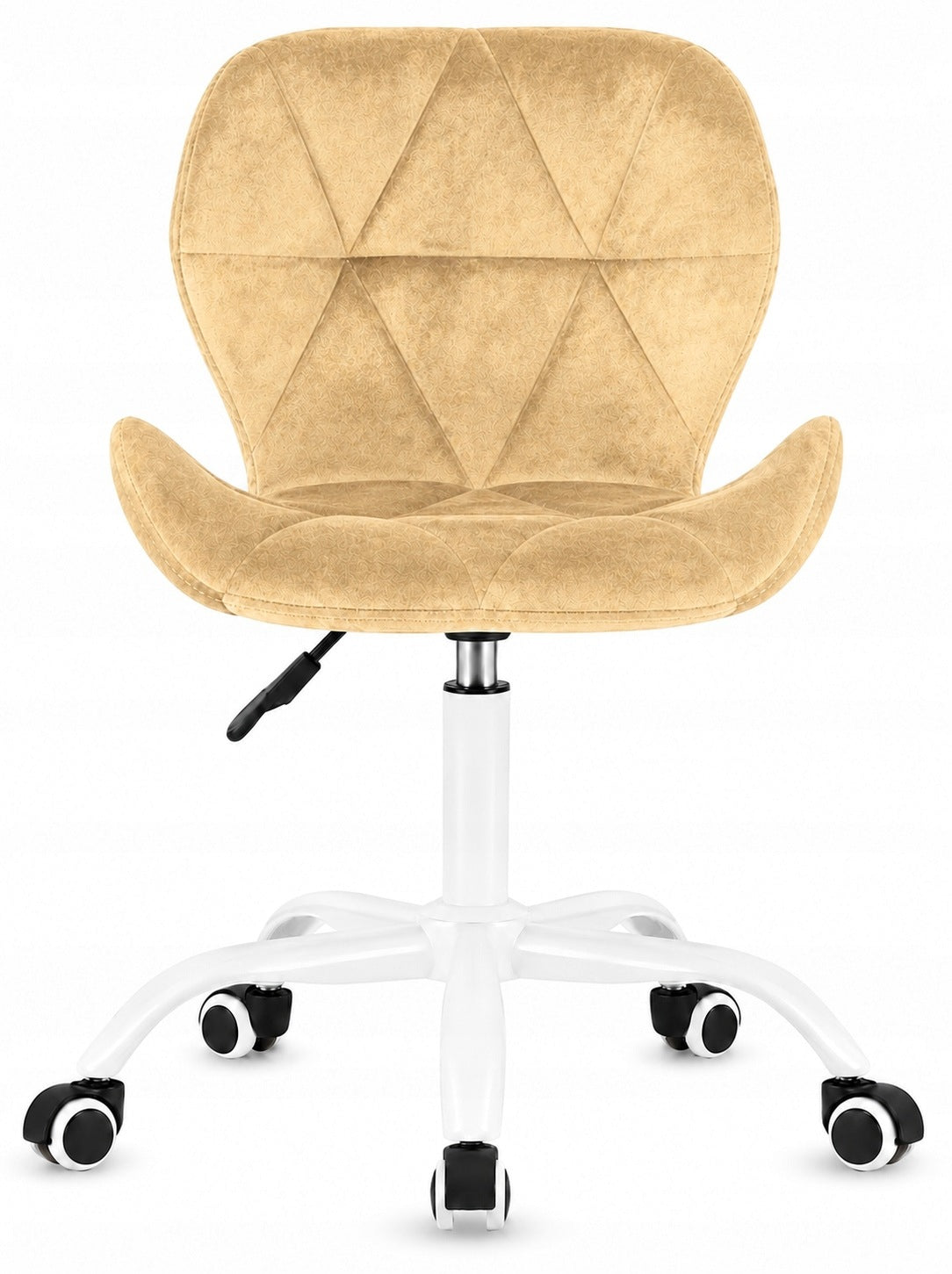 Swivel chair student desk chair velour beige adjustable Packaging status original