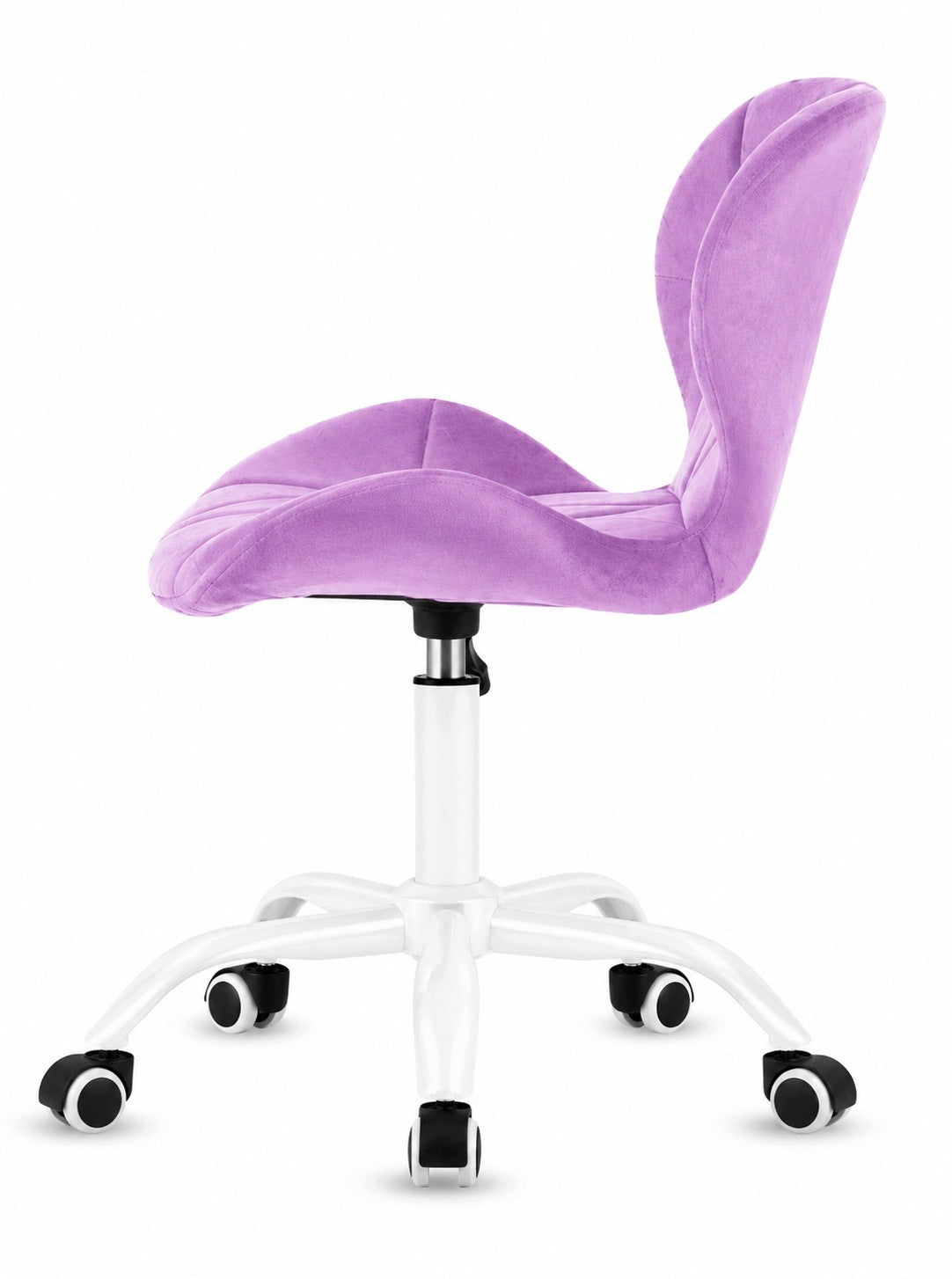 Swivel chair student desk chair velour purple adjustable Manufacturer code VAS3-VASTO-OFFICE-VELVET-VIOLET-MILK