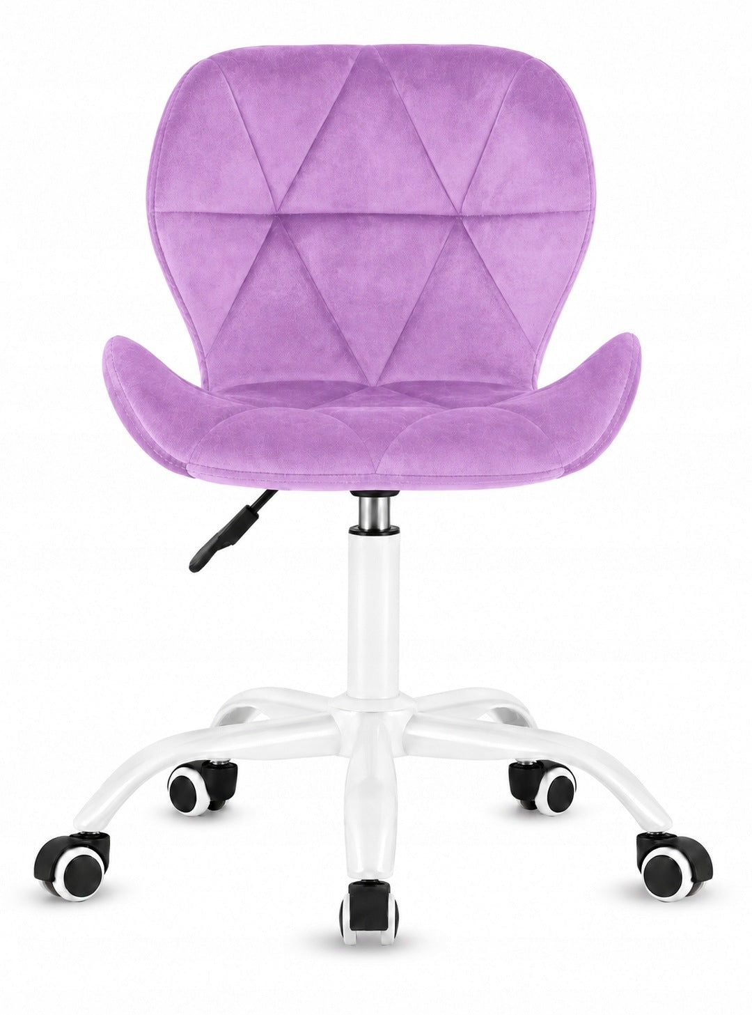Swivel chair student desk chair velour purple adjustable Packaging status original