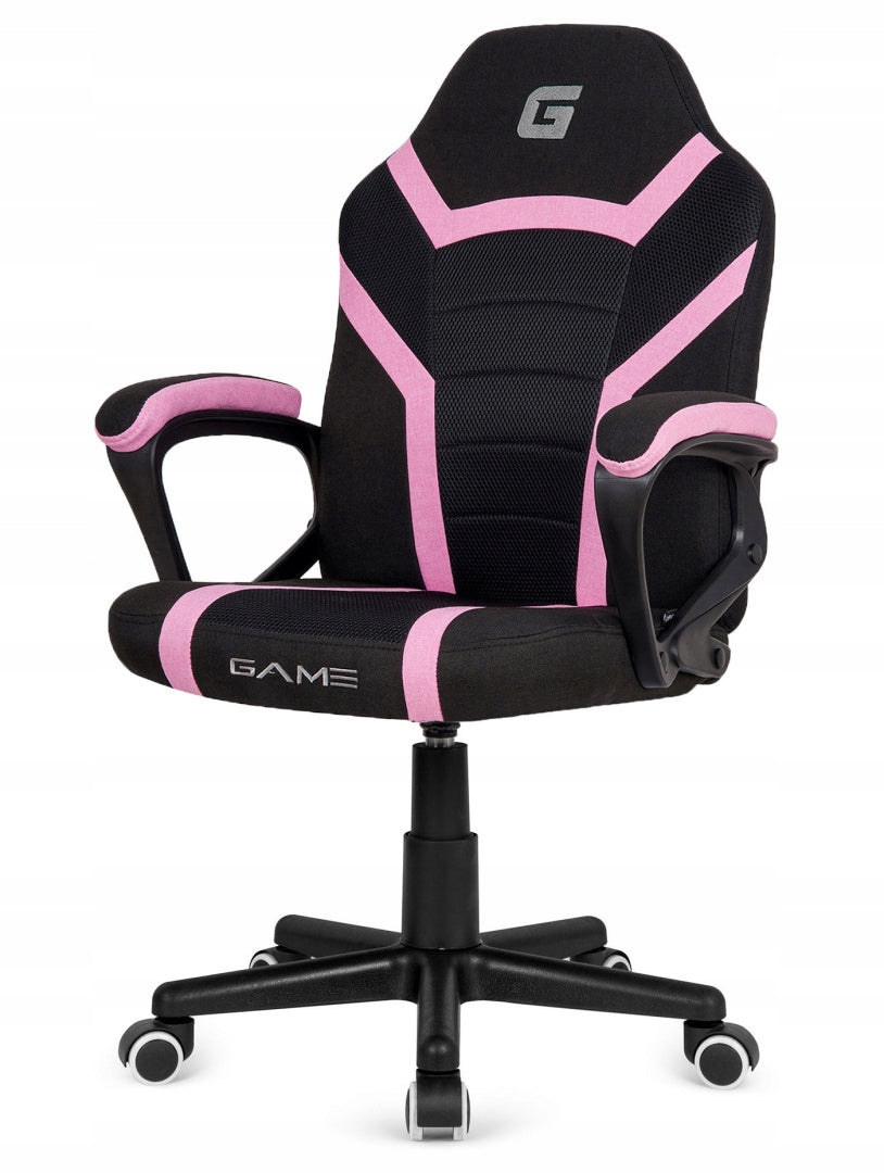 Swivel chair ventilated gaming desk chair black pink fabric Packaging status original