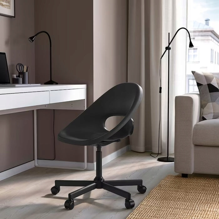 Swivel chairELDBERGET/Malskar IKEA black Packaging status original