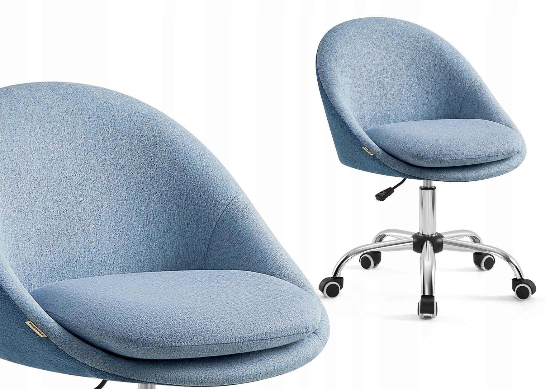 Swivel office chair blue armchair Brand Songmics