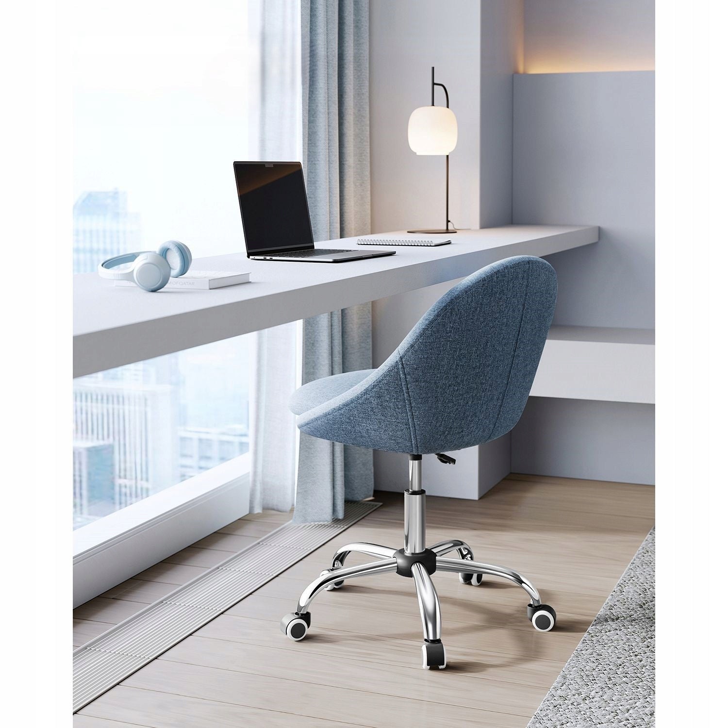 Swivel office chair blue armchair Manufacturer code OBG020W01