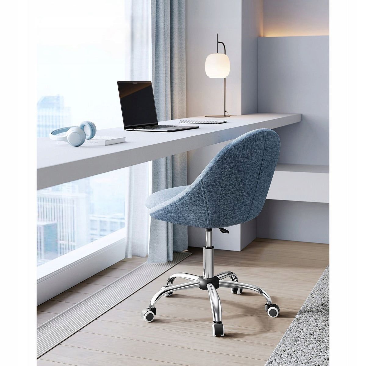 Swivel office chair blue armchair Manufacturer code OBG020W01