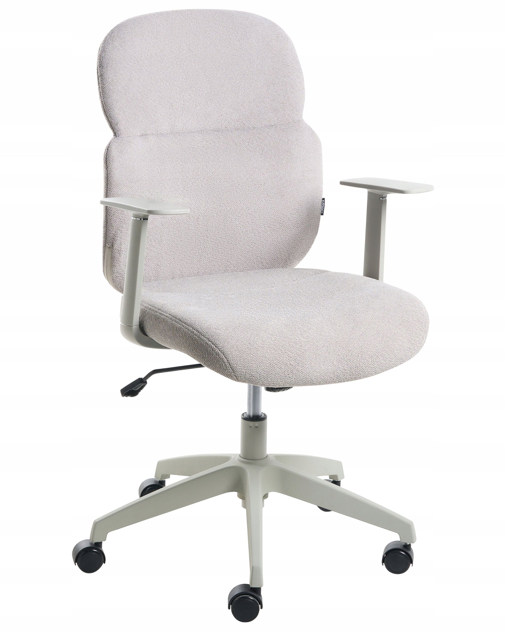 Swivel office chair on wheels adjustable height